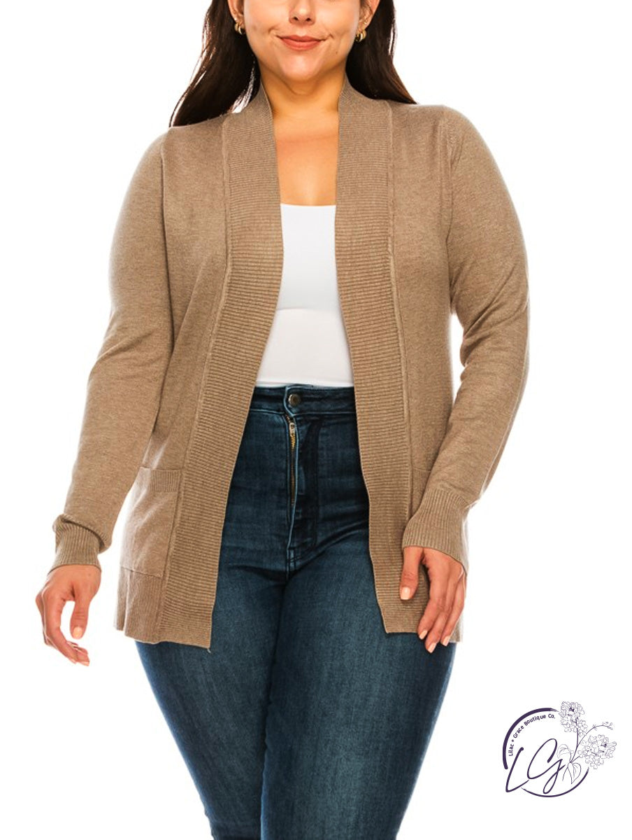 Curvy When Love Ends Knit Cardigan