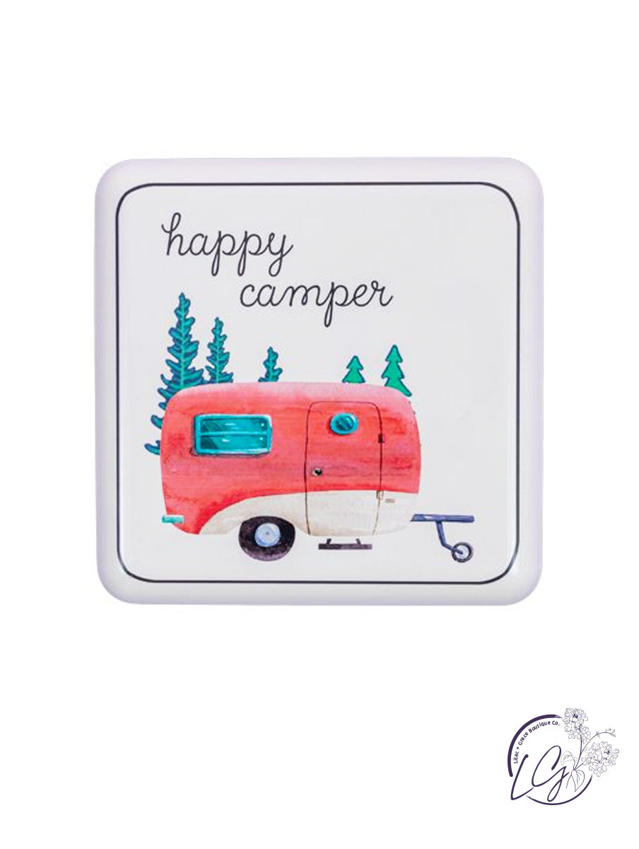 HAPPY JOURNEY POP-UP CAMPER SIGN