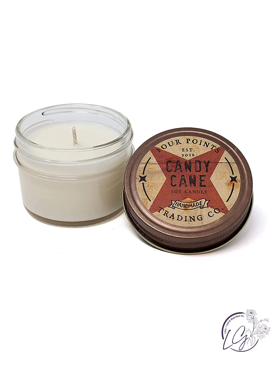 Holiday Scented Soy Candles in a 4 oz  Tin