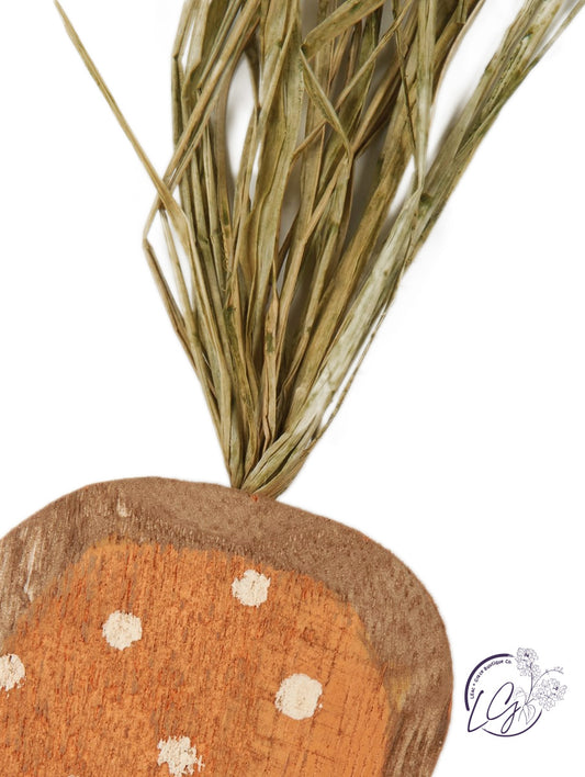 Wooden Carrots - Dotted