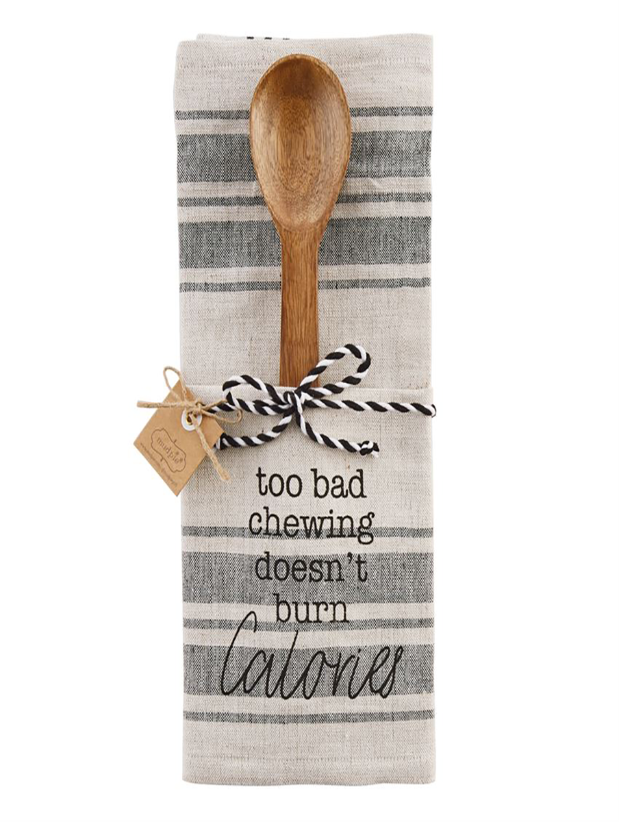 Chewing Towel Wood Utensil Set