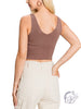 Sunny Days Cropped V-Neck Tank