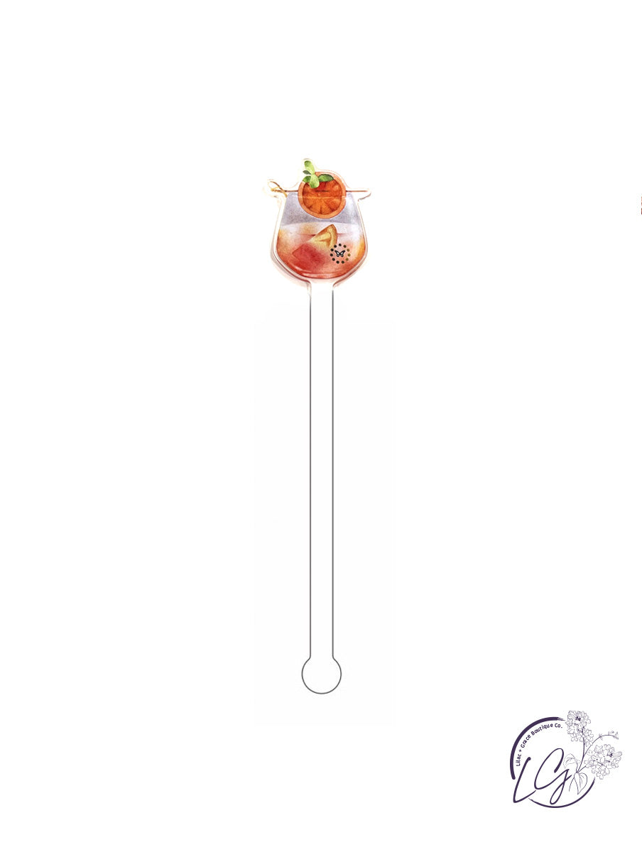 My Drink Bomb Acrylic Stir Stick