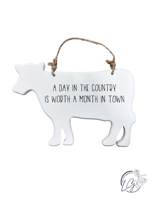 Wood Farm Animal Wall Signs