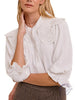 Sound Off Pleated Blouse