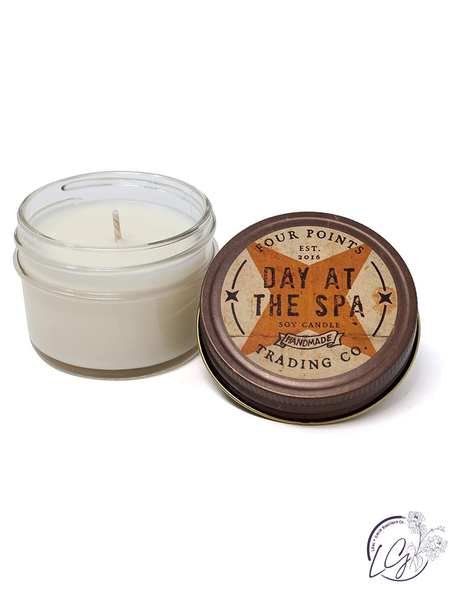 Holiday Scented Soy Candles in a 4 oz  Tin