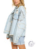 Shimmering Jewel Denim Jacket