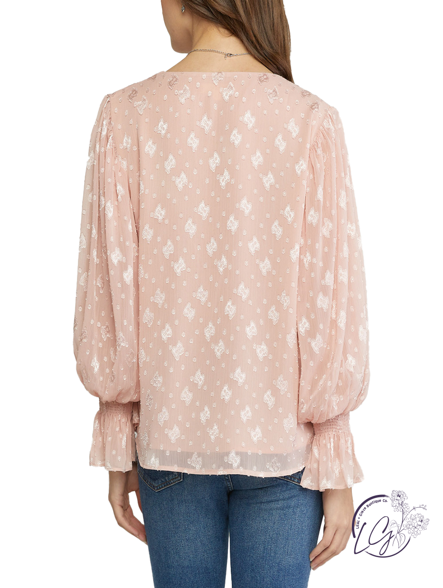 Flying Above Chiffon Blouse