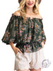 Fool For You Floral Off The Shoulder Blouse