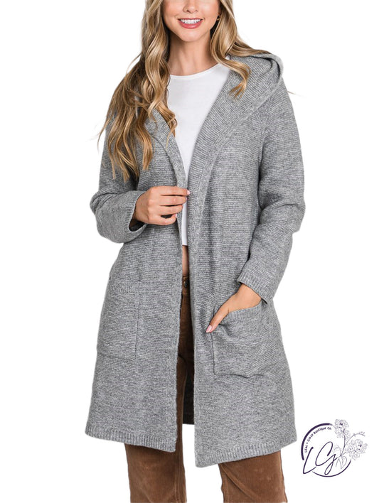 Sleek Sweater Overcoat