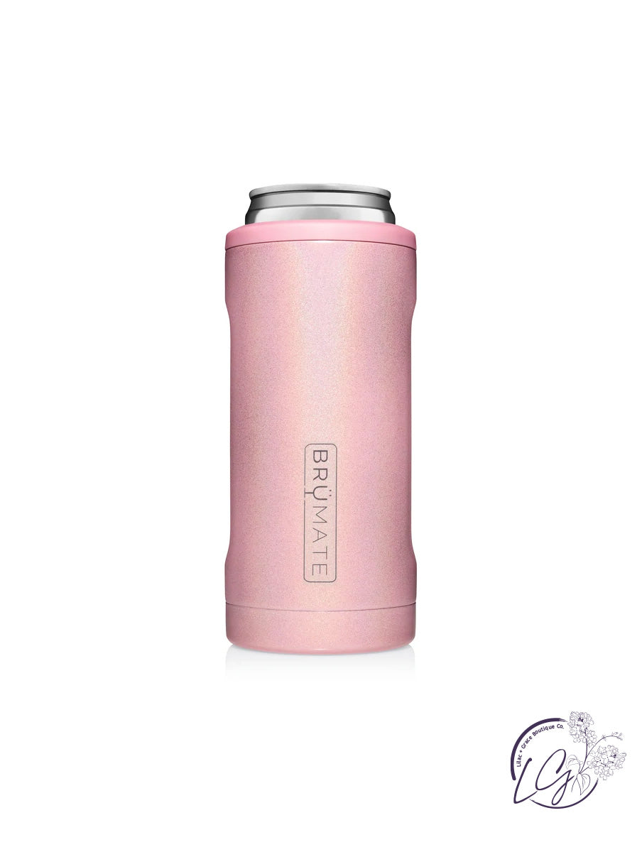 BruMate 12 oz Hopsulator Neon Pink Holds 12 oz Beer Can