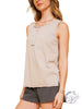 Thrill of the Summer Henley Tank Top