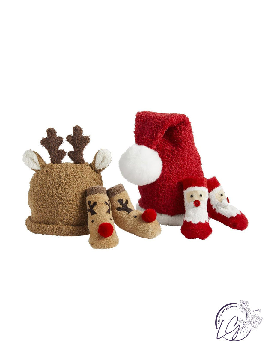 Holiday Hat and Sock Set