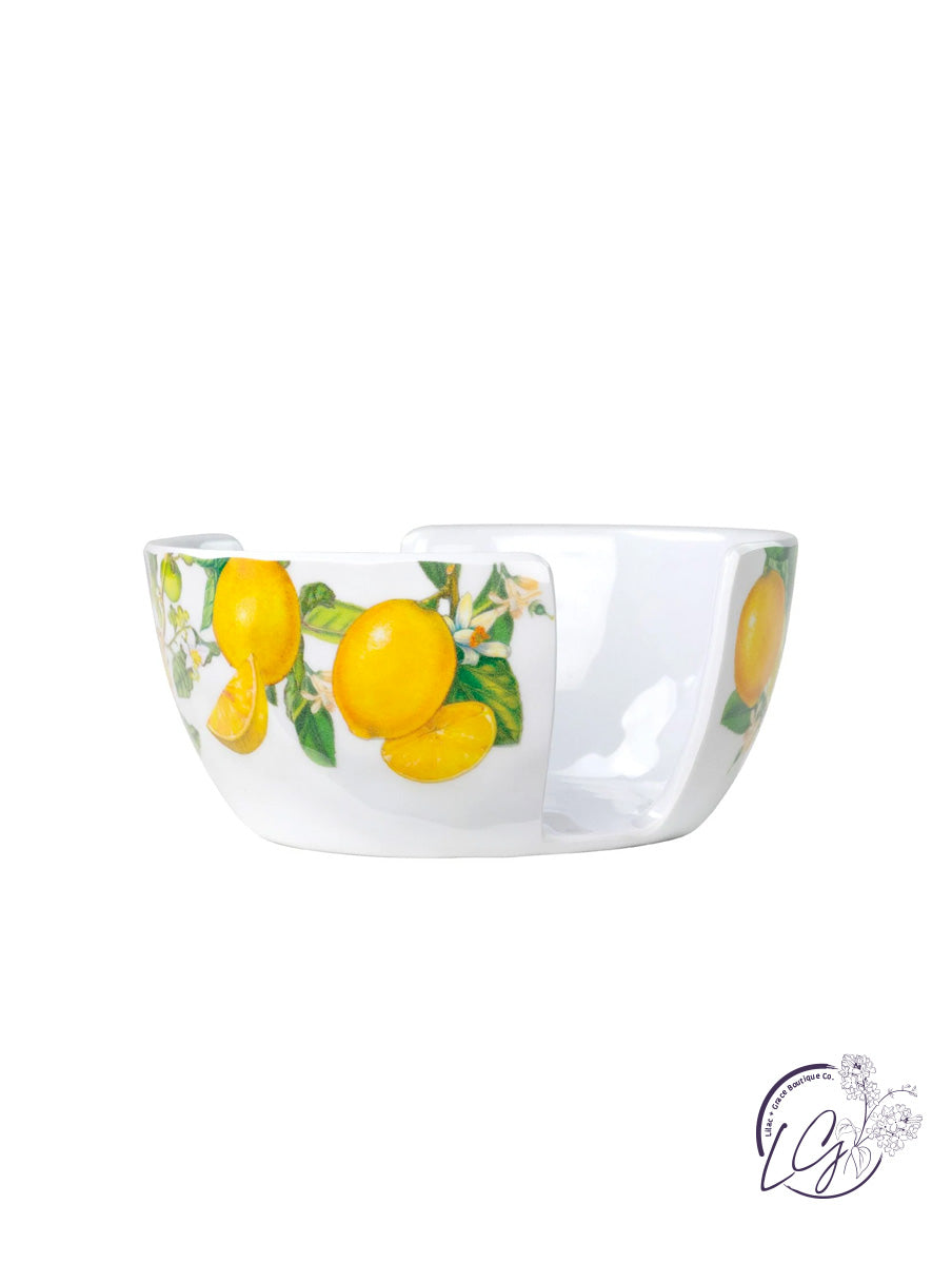 Lemon Basil Melamine Serveware Sponge Holder