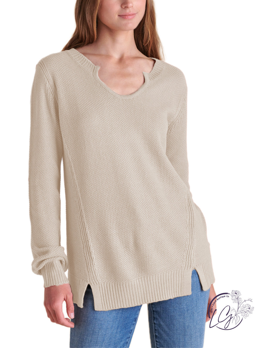 KEEPING IT RELAXED KNIT SWEATER