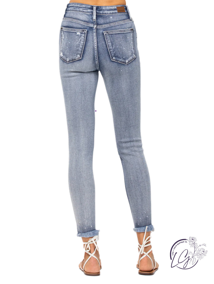 Julianna High-Rise Button Fly Skinny by Judy Blue