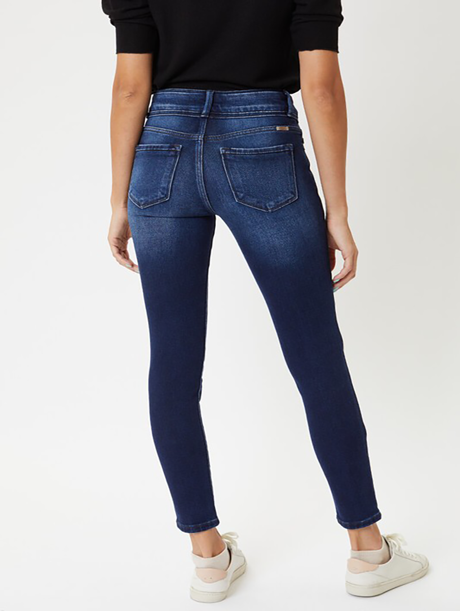 Kylie High-Rise Double Button Skinny by KanCan