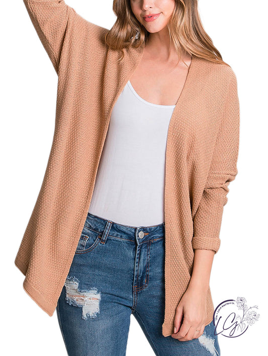 Curvy Classic Look Knit Cardigan