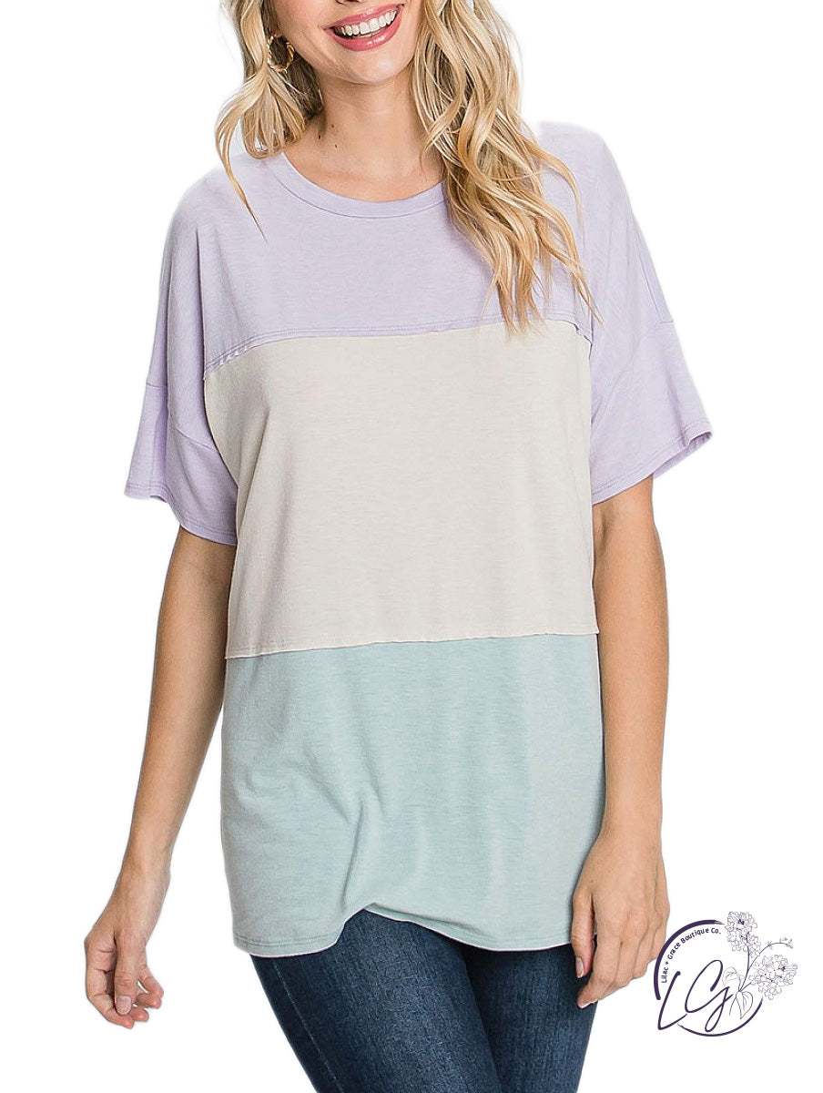 Whole Lot of Soul Colorblocked Tee