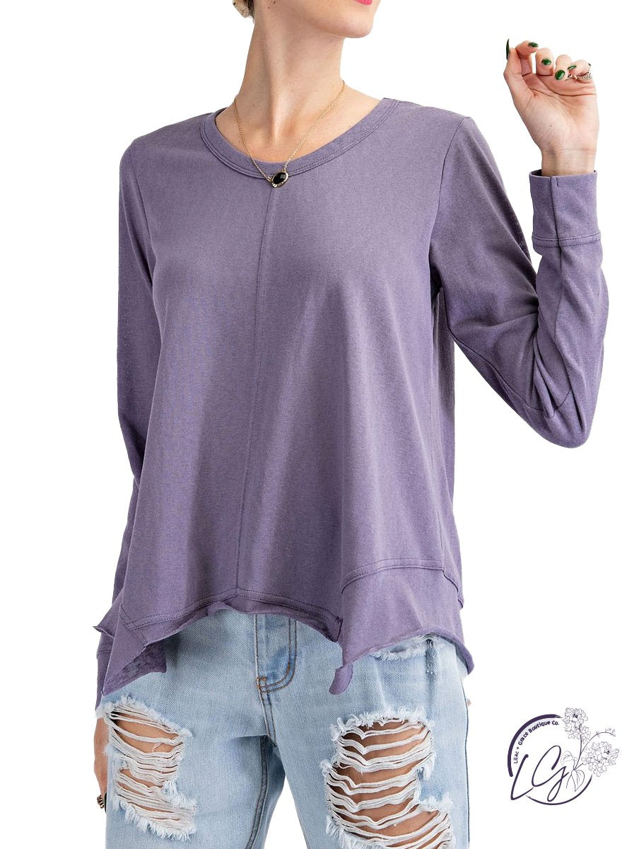 Enjoy Today Sharkbite Tunic Top