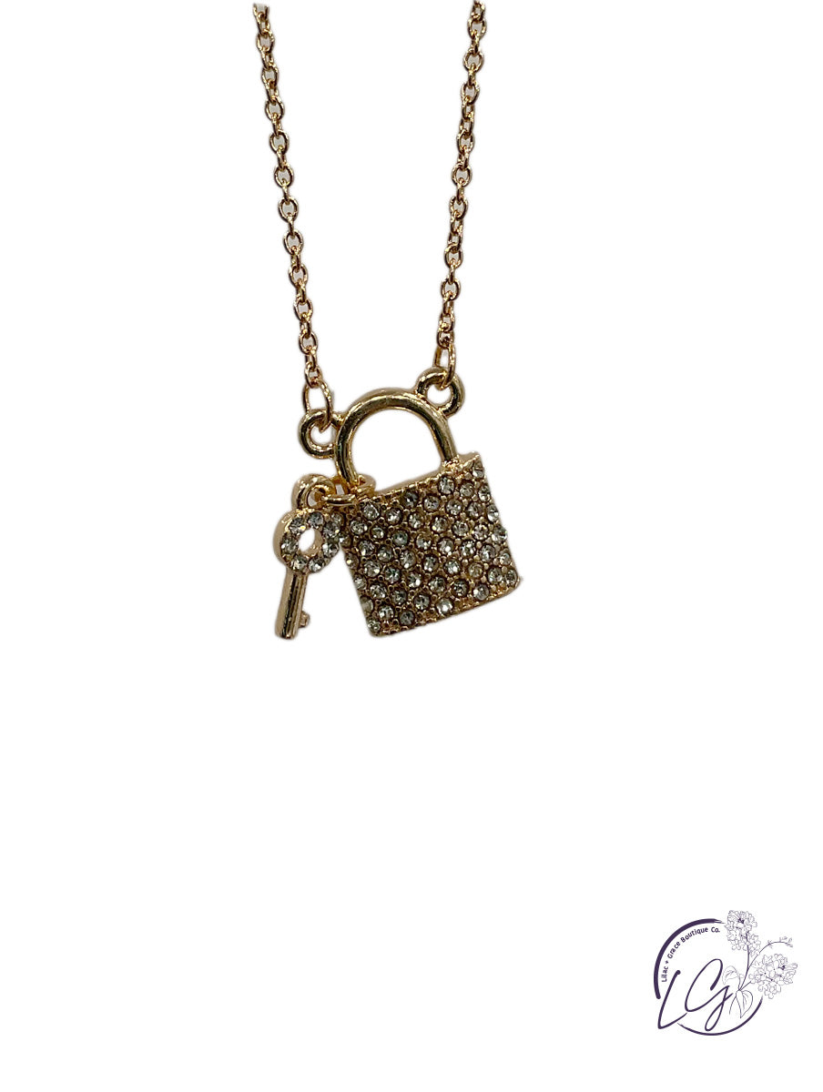 Lock and Key Necklace