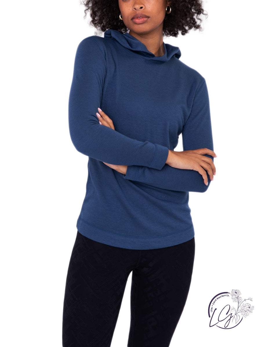 Slim-Fit Hooded Pullover