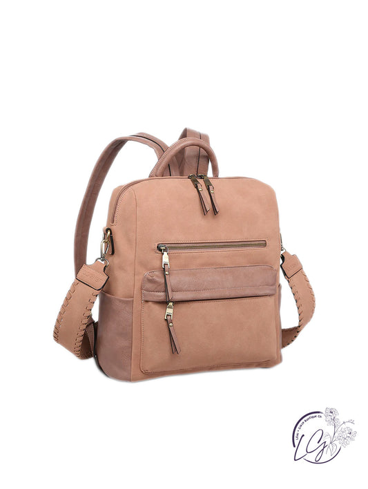 Amelia Suede Backpack