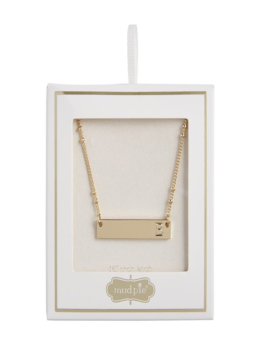 Initial Bar Necklace