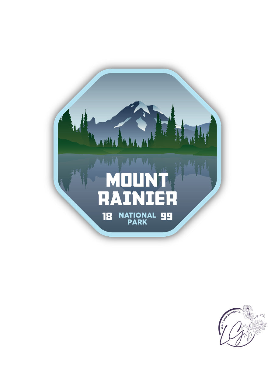 Mount Rainier National Park Sticker