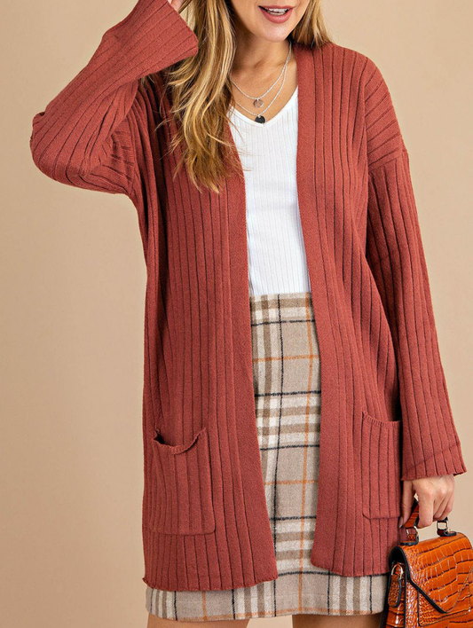 Lovely Life Ribbed Cardigan