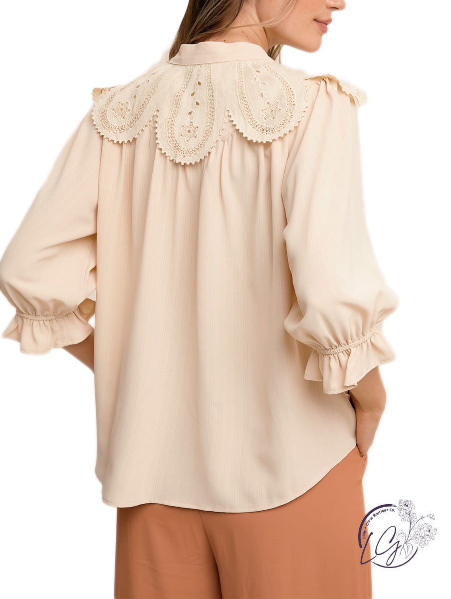 Sound Off Pleated Blouse