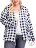 Curvy Must Have Oversized Plaid Button Down