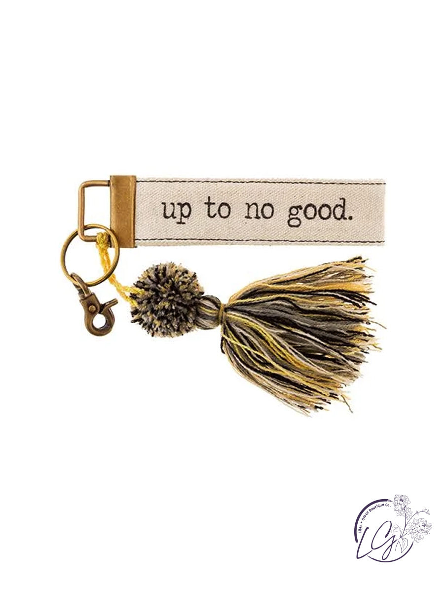 Canvas Tassel Keychains