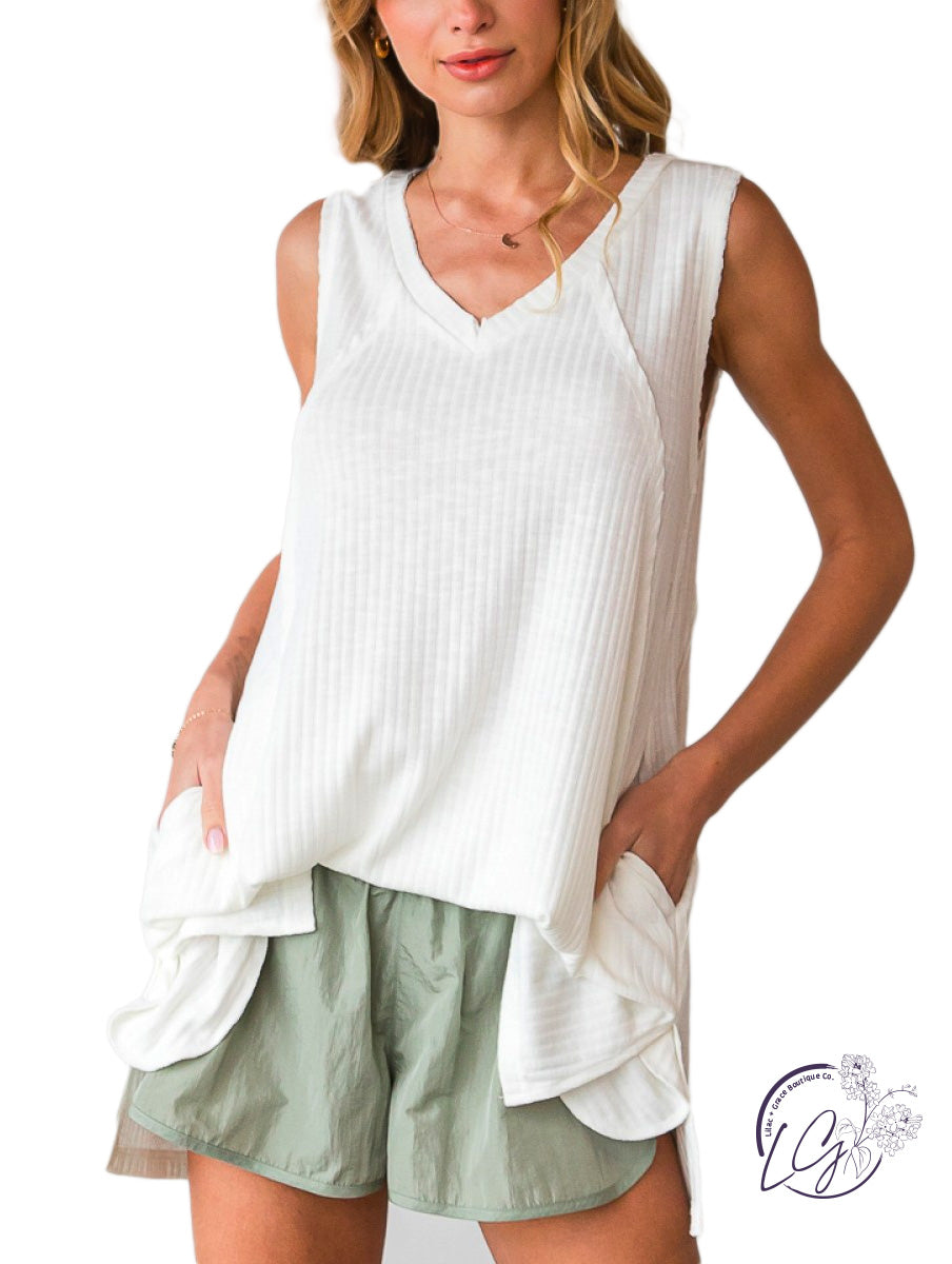 Sundance Ribbed Tunic Tank