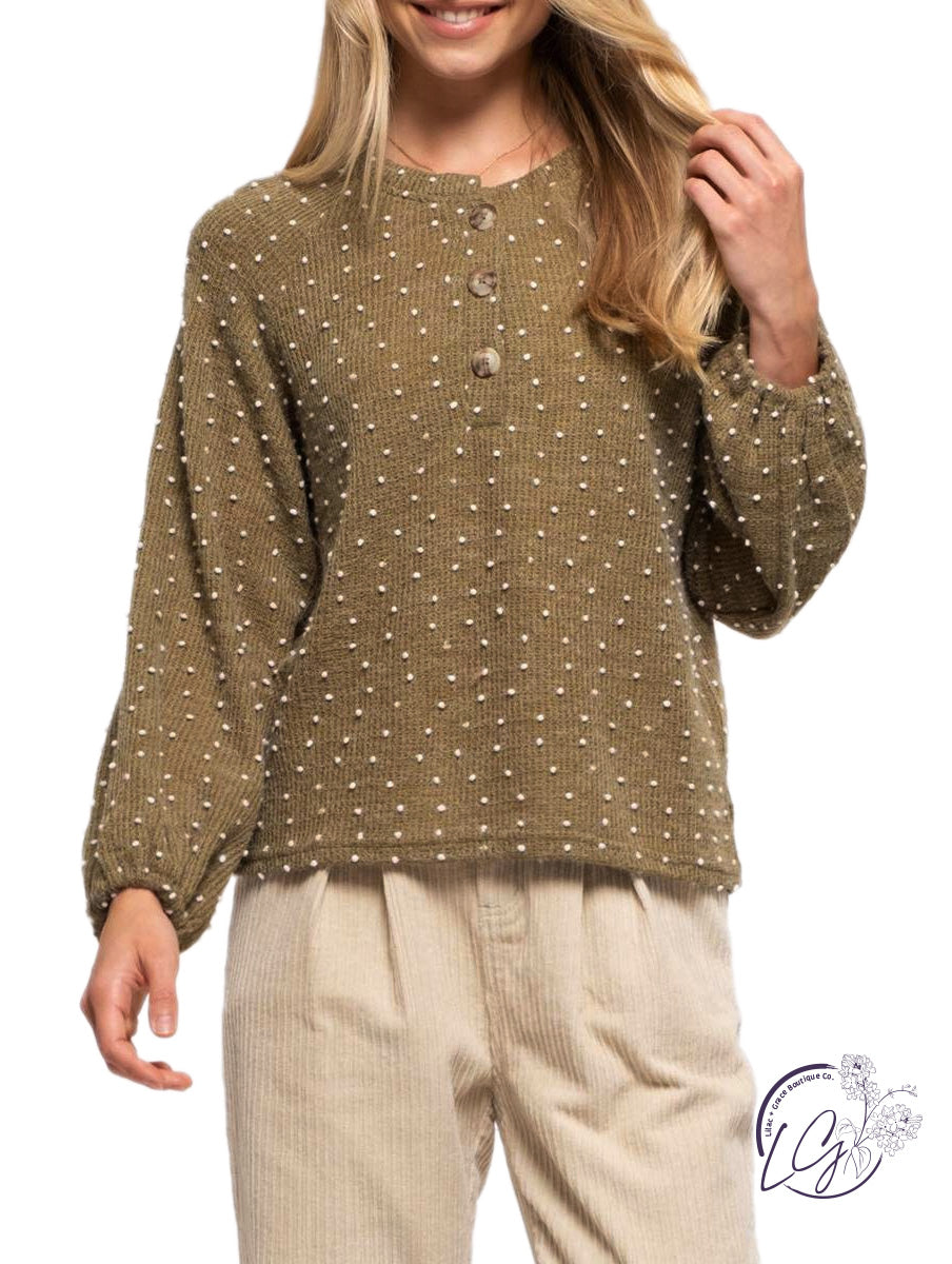 Chasing A Dream Dotted Long Sleeve