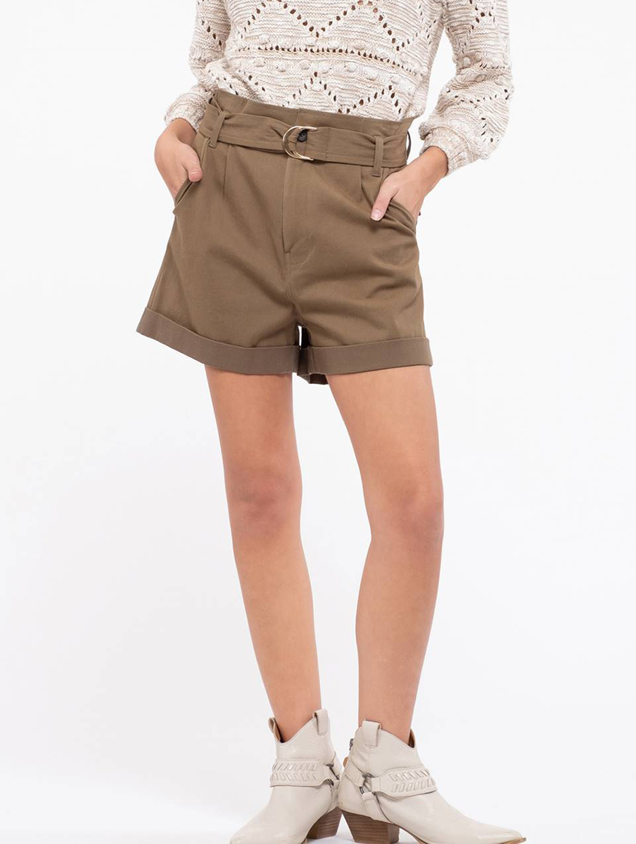 Dreaming of the Days High-Waist Cargo Shorts