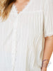 Curvy Lace Embrace Button-Up Top