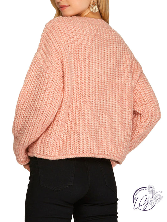 Showing The Sides Knit Sweater