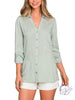 Keepin' It Casual V-Neck Button Down