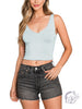 Sunny Days Cropped V-Neck Tank