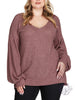 Curvy My Time Knit Long Sleeve