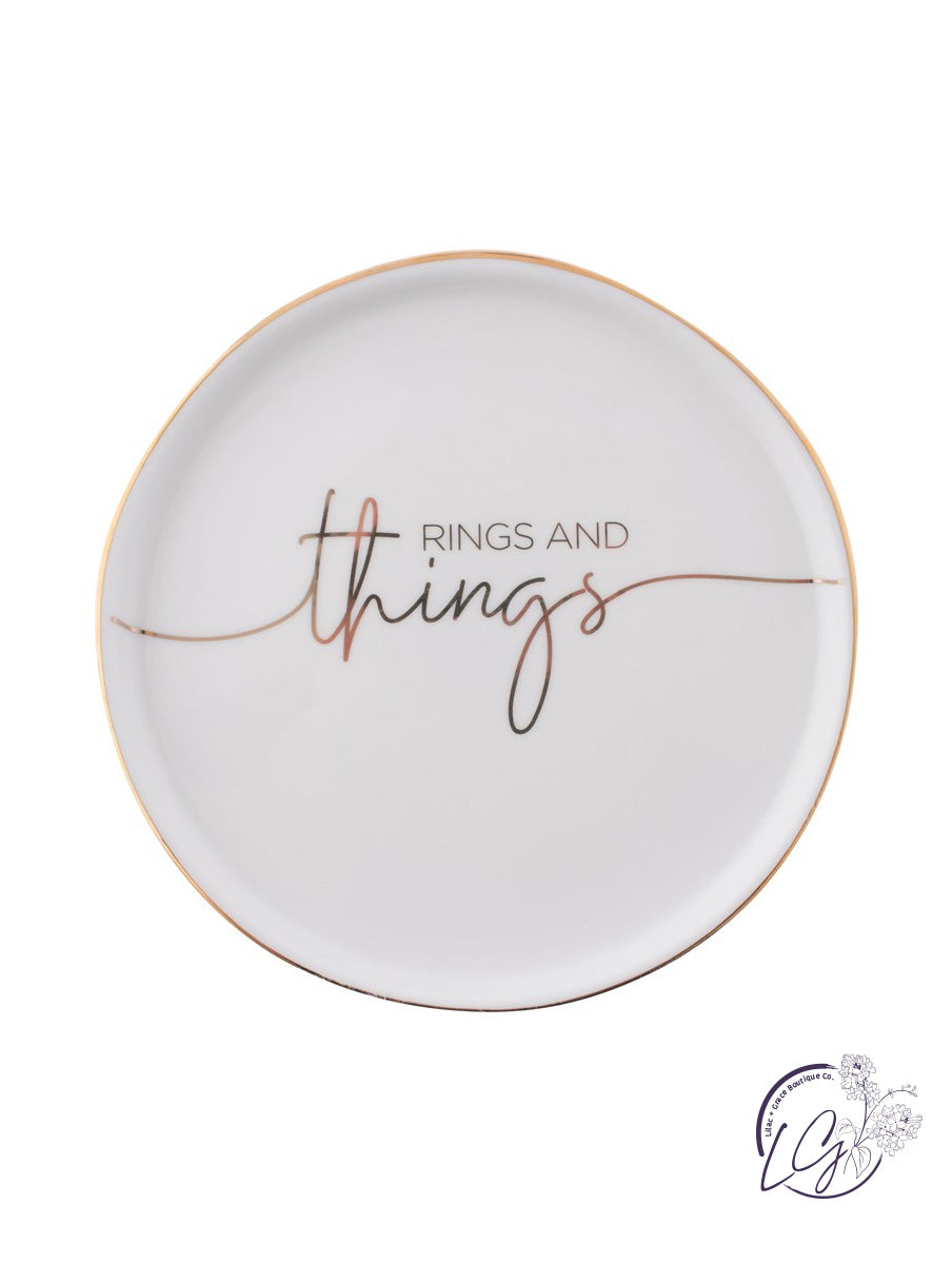 Sentiment Trinket Trays