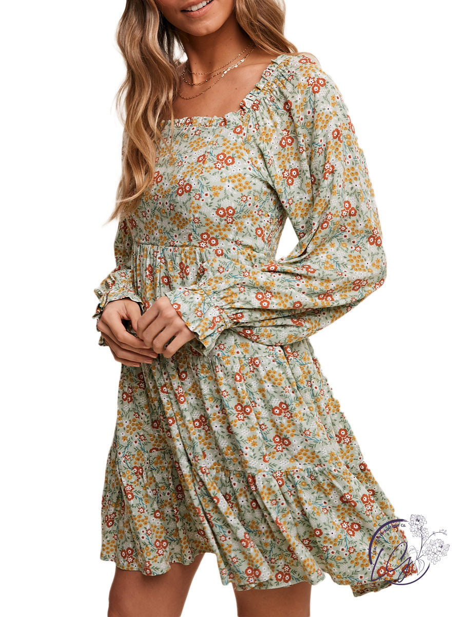 Walkin' On By Tiered Dress