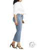 Curvy Most Wanted Mid Rise Ankle Straight Leg Jeans