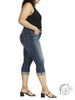 Curvy Avery High Rise Capri