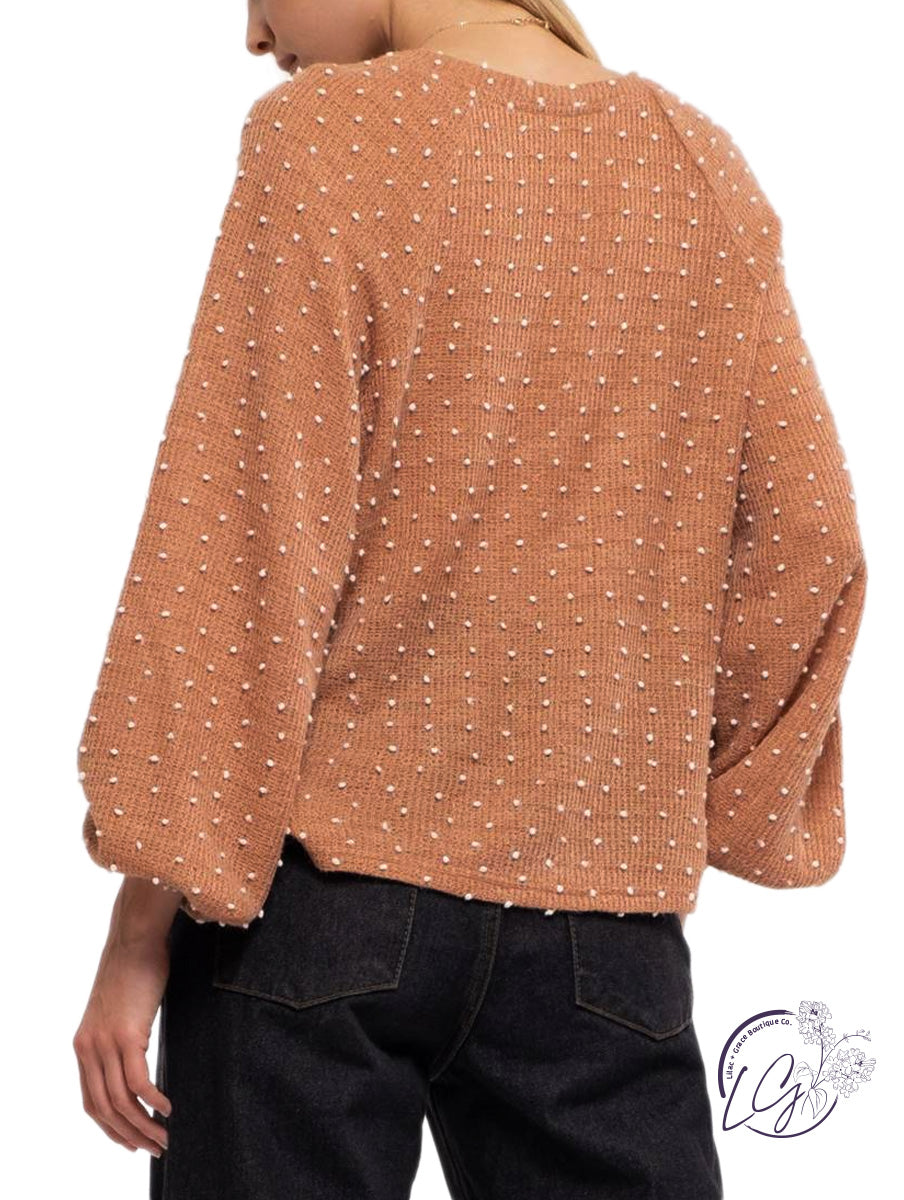 Chasing A Dream Dotted Long Sleeve