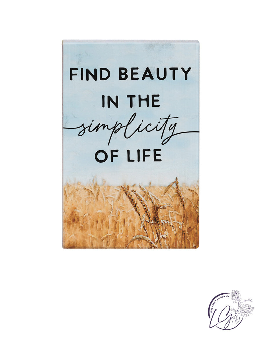 Decorative Blocks with Sayings 5.25"X3.5"