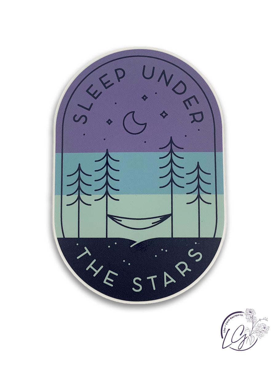 Sleep Under the Stars Sticker