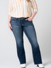 Curvy Suki Mid-Rise Bootcut Jean by Silver Jeans