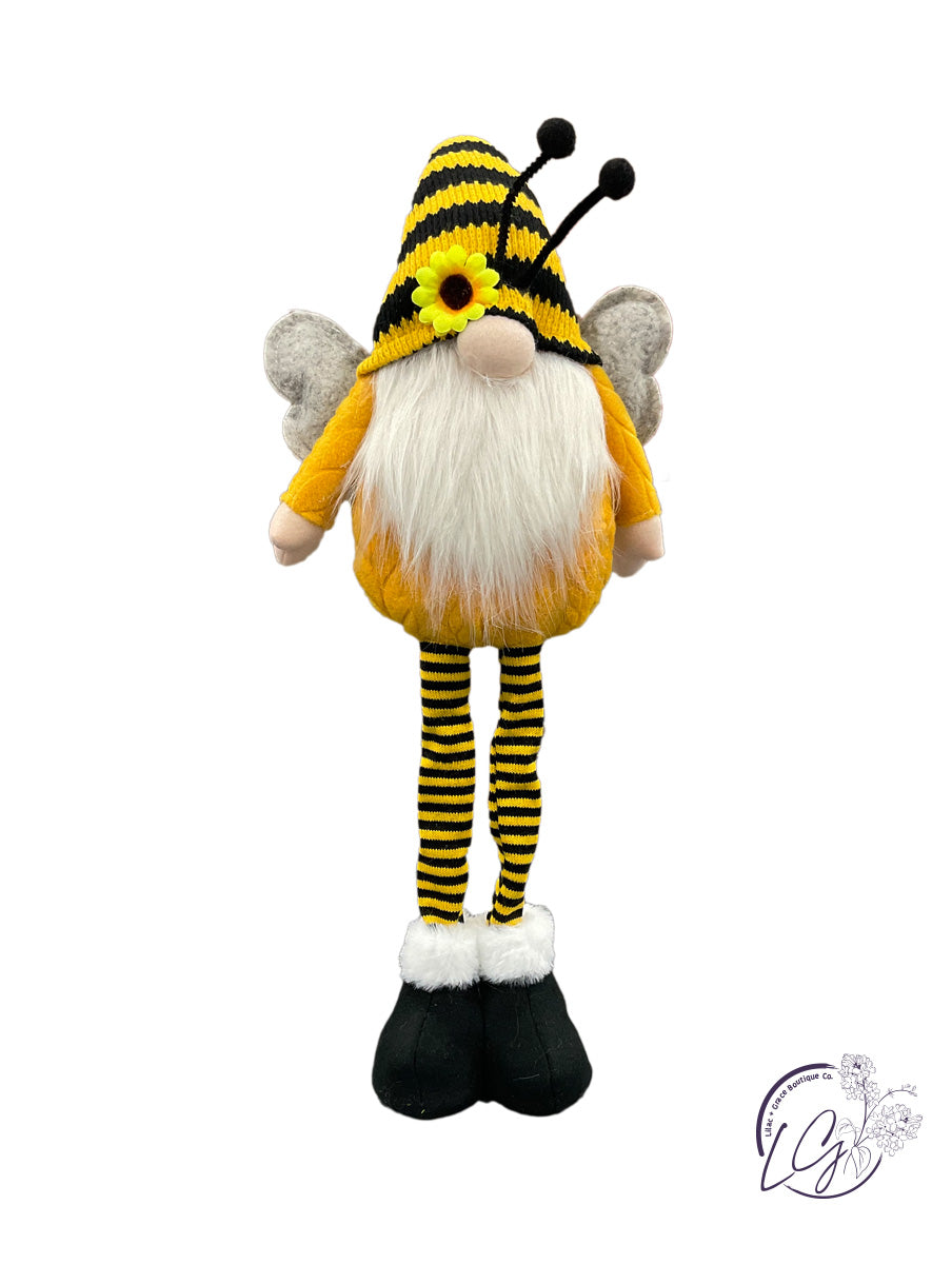 SUNFLOWER BEE GNOME TALL STANDER